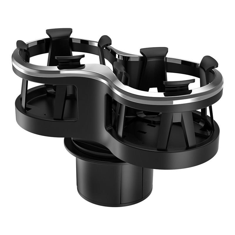 Universal Automobile Cup Holder Stand for Boat Vehicle Multifunctional Double Car Water Cup Holder with Adjustable Mounting Base