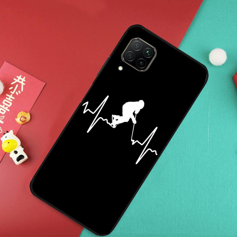 Ice Hockey Player For Huawei Nova 12S 9 10 SE 7i 8i 11i 12i Y60 Y61 Y70 Y72 Y73 Y90 Y91 P20 P30 P40 Lite Case