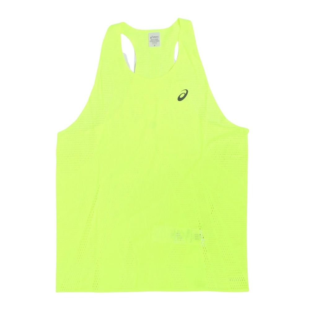 

Asics Logo Comfortable Breathable Quick-Dry Round Neck Sleeveless Vest Men tops Yellow 2011C990-750 M