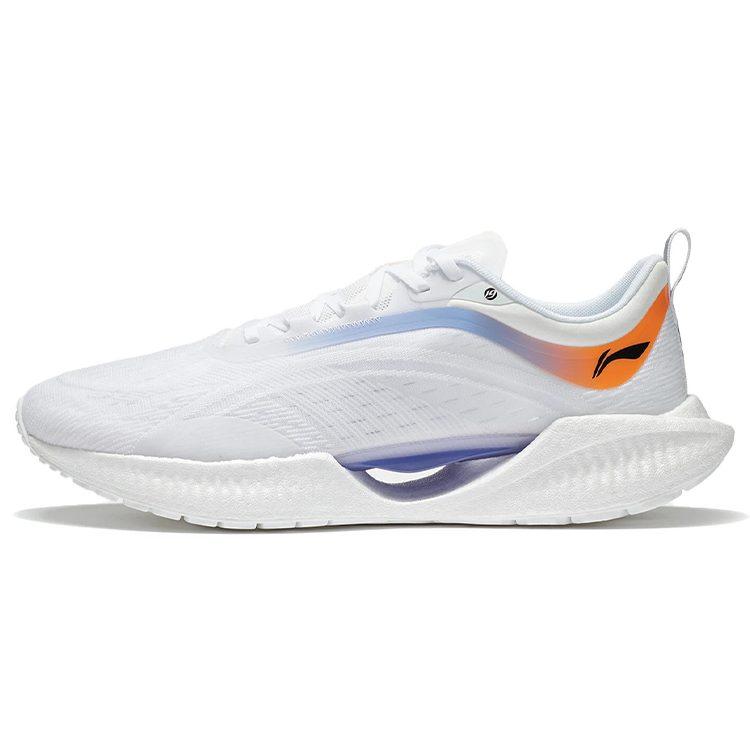 Li Ning Super Light 19 Reflektierendes Textil, TPU Rutschfest Abriebfest Niedrig geschnittene Laufschuhe Herren ARBS001-1