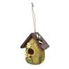 Wild Bird Nest Craft Decors Hanging Bird House For Outdoor Garden Yard Patios Decoration Weather Proof Bird Shelter
