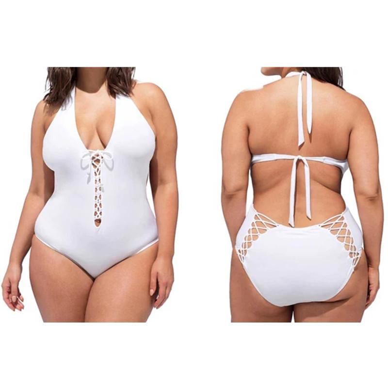 plus size white bathing suits