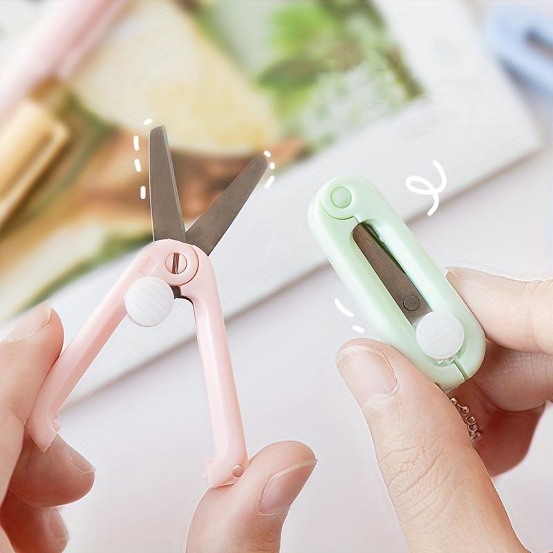 1 PZ forbici pieghevoli portatili creative mini - Acciaio inossidabile compatte e facili da usare