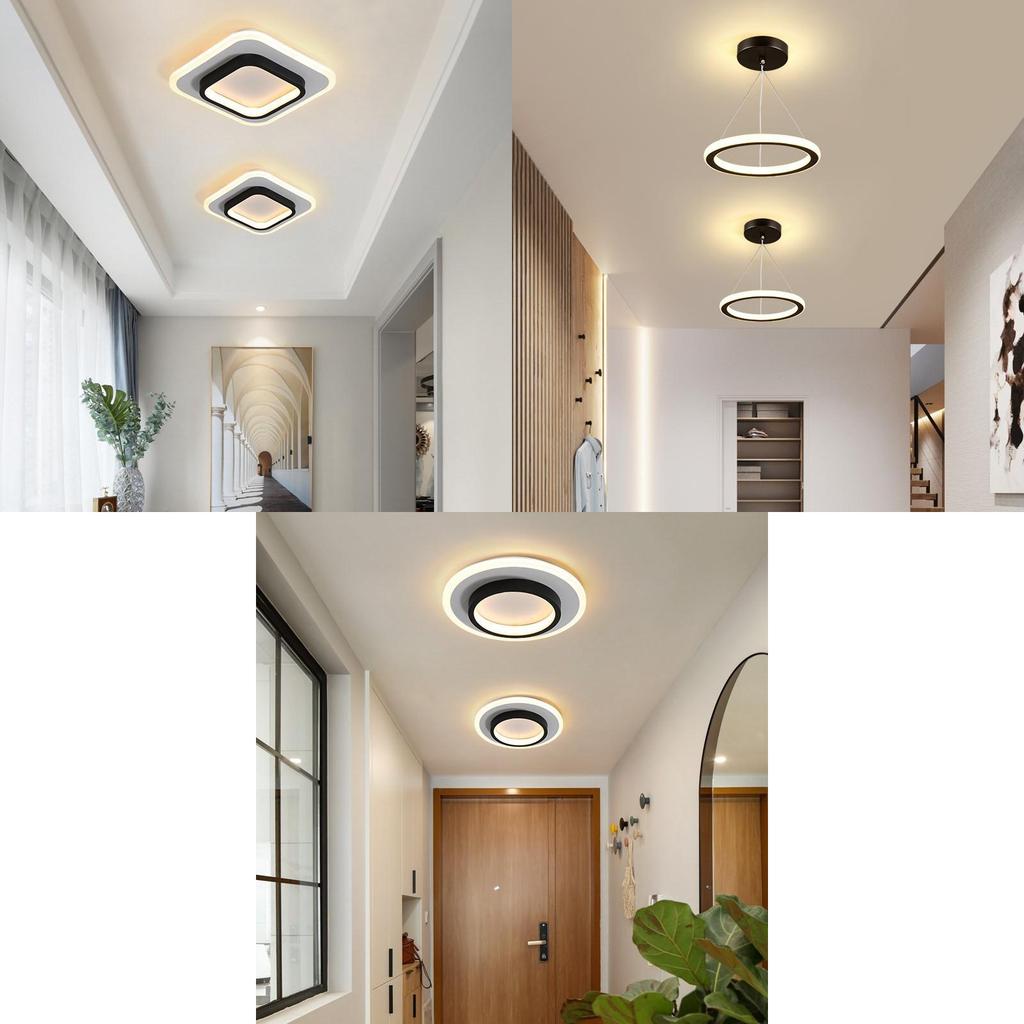 Modern Minimalist Led Ceiling Light For Hallways And Entryways With Creative Nordic Design
