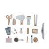 Children'S Makeup Toy Haircut Wooden Simulation Comb Splint Lipstick Perfume Girl Play House Handbag Set