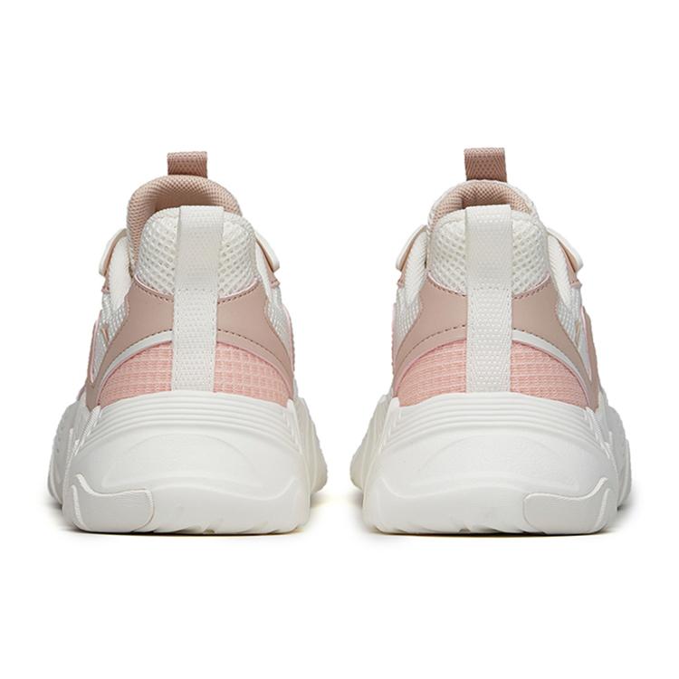 Anta Life Collection Fabric Sports Lightweight Low top Casual Shoes Women's White Pink 122228051-5