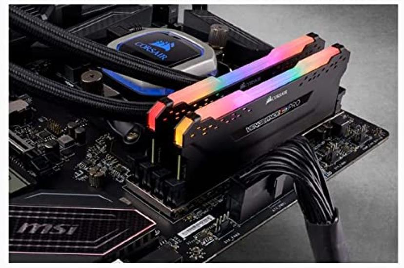 CORSAIR Desktop PC VENGEANCE RGB PRO 32GB x CMW32GX4M2C3200C18 DDR4-3200MHz Memory, Series