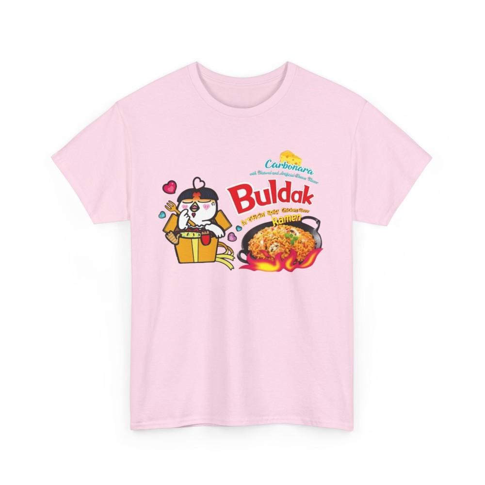 Buldak Ramen T-shirt, Spicy Carbonara Ramen Noodle Shirt, Foodie Tee