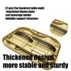 Folding Auto Seat Back Table With Snack Tray Drink Storage Space Saving Design Quick Installation Car Organizers