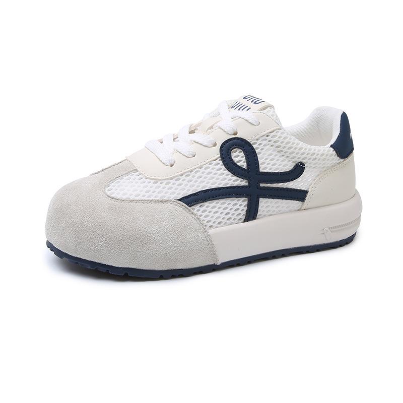 

Thick-soled German training shoes for women 2025 new popular summer thin mesh breathable casual sports yellow Forrest Gump shoes for women 40 белый