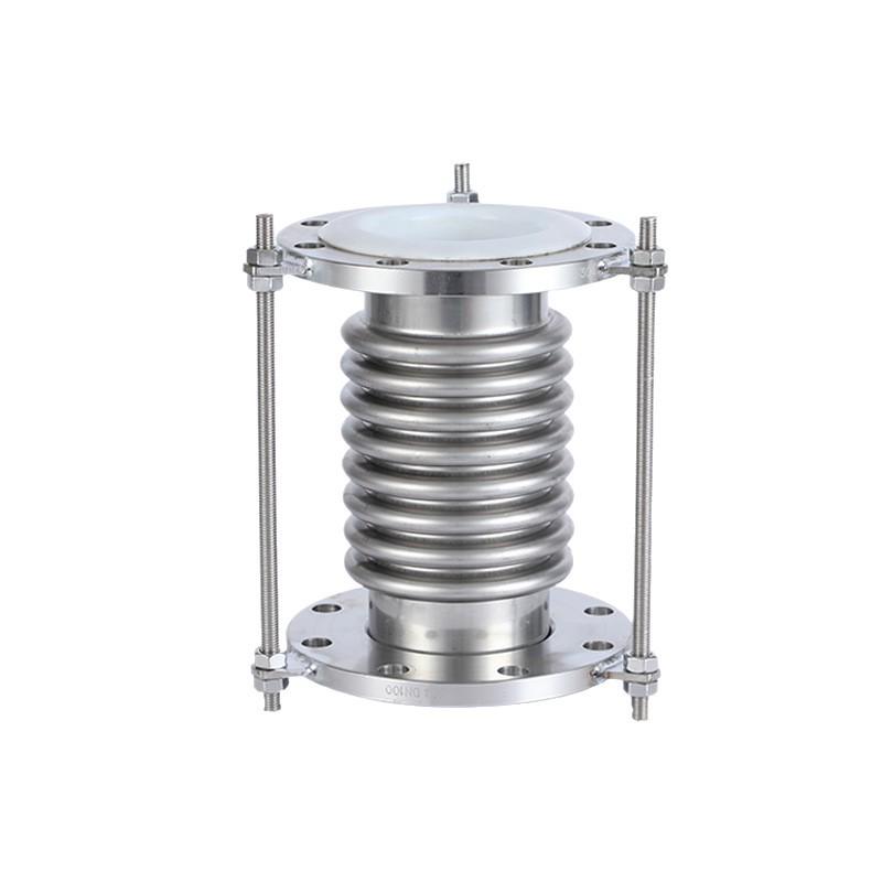 PTFE Lined Bellows Compensator for Chemical Pipeline Stainless Steel Expansion Joint
