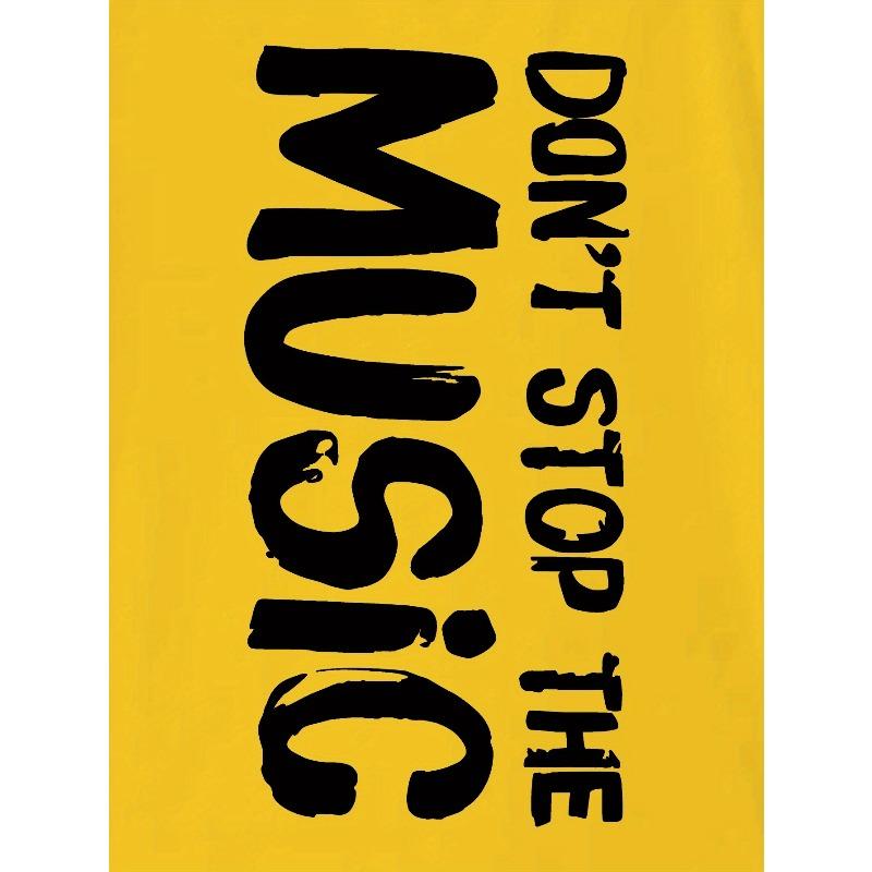 T-shirt da ragazzo a maniche corte con girocollo e stampa di pattern musicali inglesi - Taglia europea