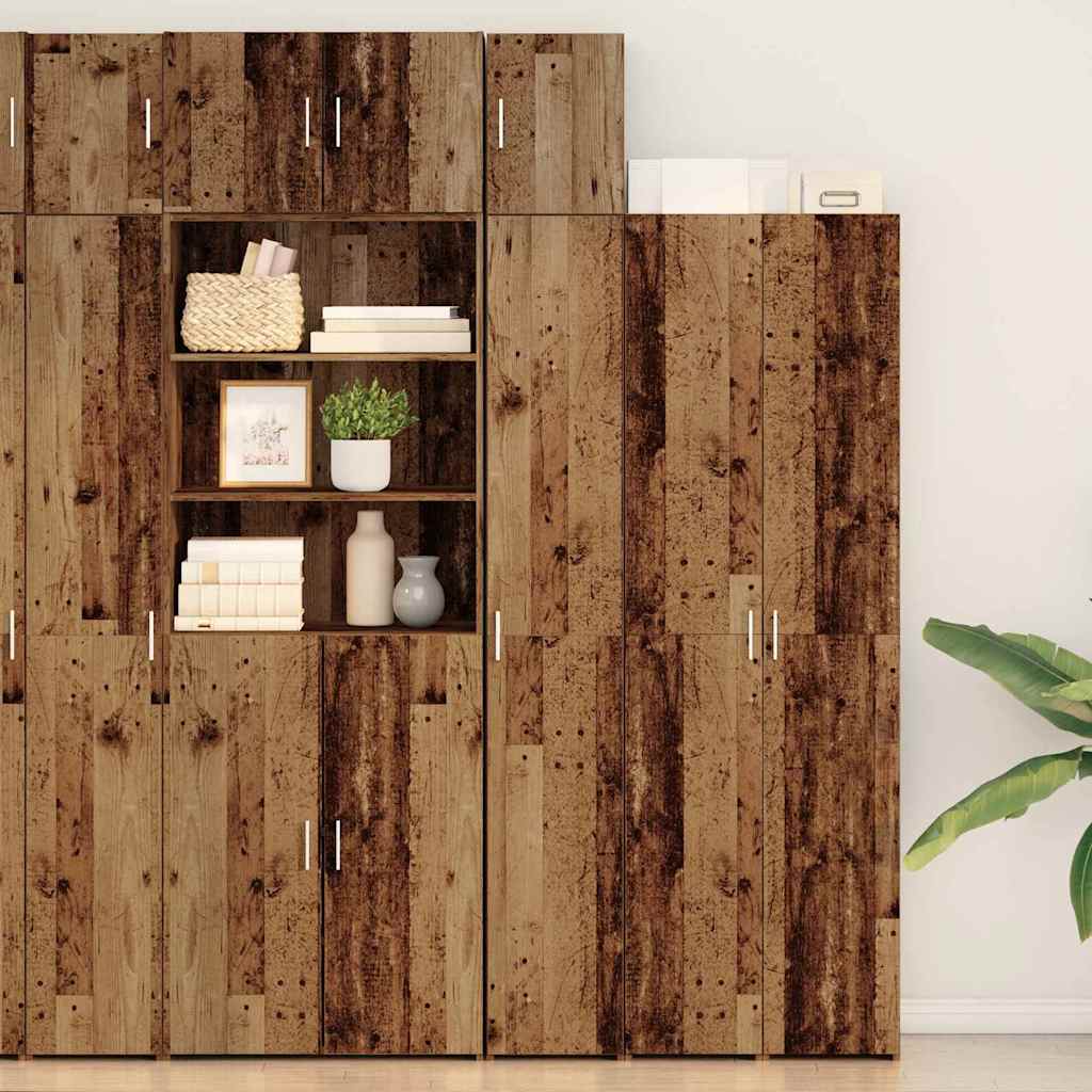 Wall Mounted Cabinet in Reclaimed Wood Look 30 x 42.5 x 39.5 cm Particleboard