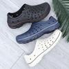 2025 Summer Large Size Hole Shoes Men's Shoes Casual Fashion Platform Non-slip Beach Sandals Light Foot Driving Shoes