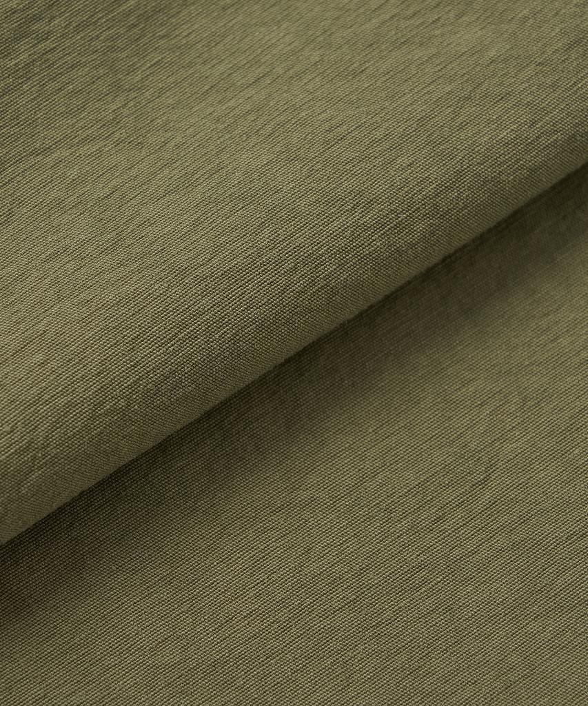Cotton Bell Midi Side Belt Skirt - Khaki