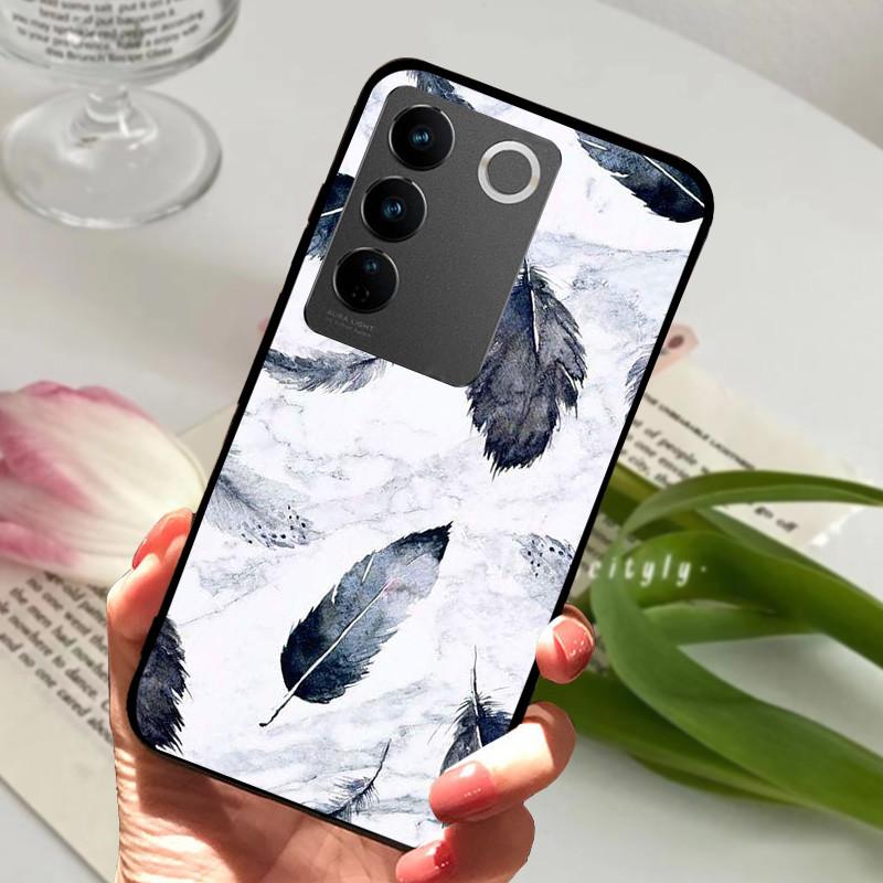 For Vivo V2230 V27 Pro 5G Case Popular Animal Cool Soft Back Protective Cover For Vivo V2237 V27e VivoV27 V 27 E Phone Bag Case