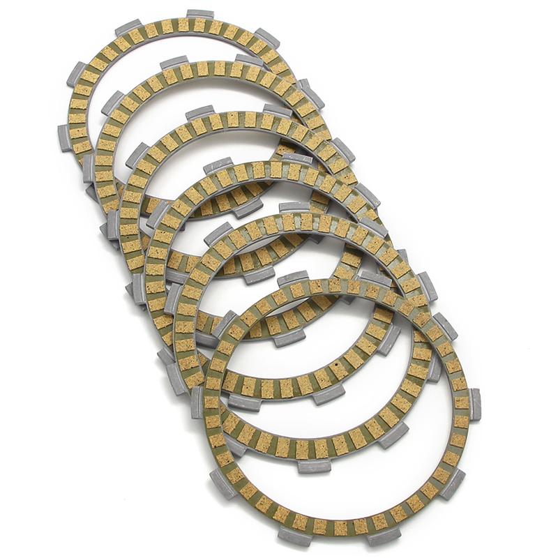 Clutch Friction Steel Plates Kit 21V‑16321‑00 1HX‑16331‑00 Fit Yamaha FZR250 Genesis FZR250R FZX250 Zeal Engine Clutch Disc Set