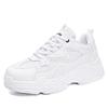 Fashion Sneakers Casual and trendy men's shoes comfortable design Outdoor street walking Youth thick soled sports shoes Black and white