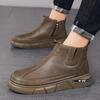 Inverno novos homens botas de neve masculino de alta qualidade sapatos esportivos moda casual sapatos de algodão quente confortável botas leves para homem