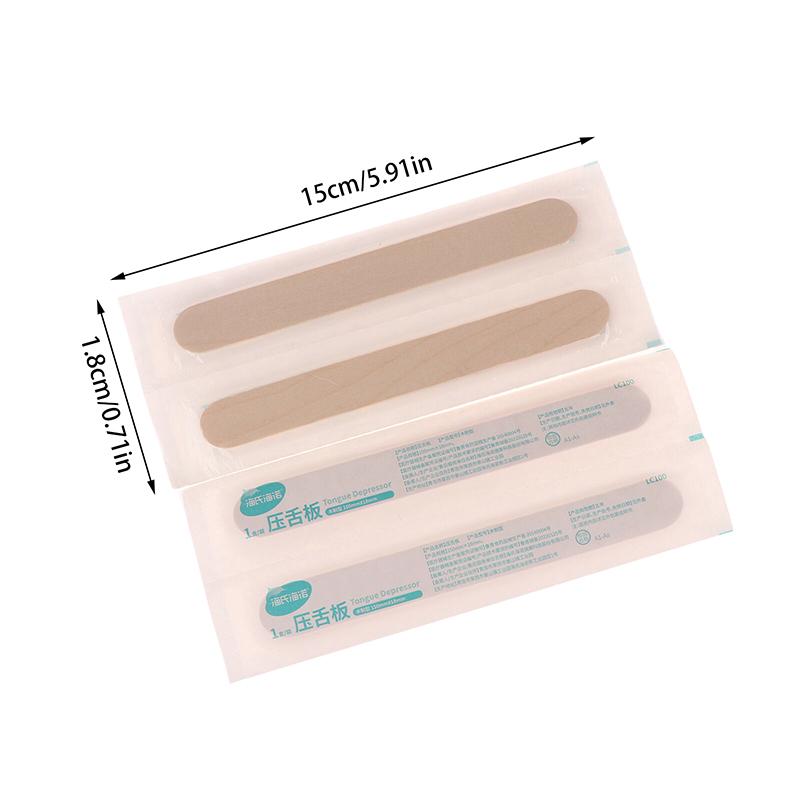 Medical Disposable Tongue Depressor For Oral Examination Children Oral Muscle Training Stick Depilation Spatula Wax Sticks