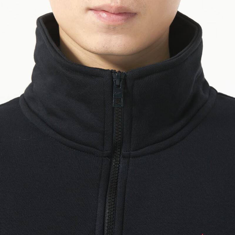 Nike Hanorac casual pentru antrenament cu sigla retro americană cu litere. Hanorac pentru bărbați Negru FN2156-010