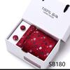 New Men'S Tie Set Gift Box 5-Piece Set Group Tie Business Dress Tie
