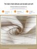 Apricot Striped Linen Wide-Leg High-Waisted Pants for Women - Slimming, Loose, and Casual for Spring 2026.