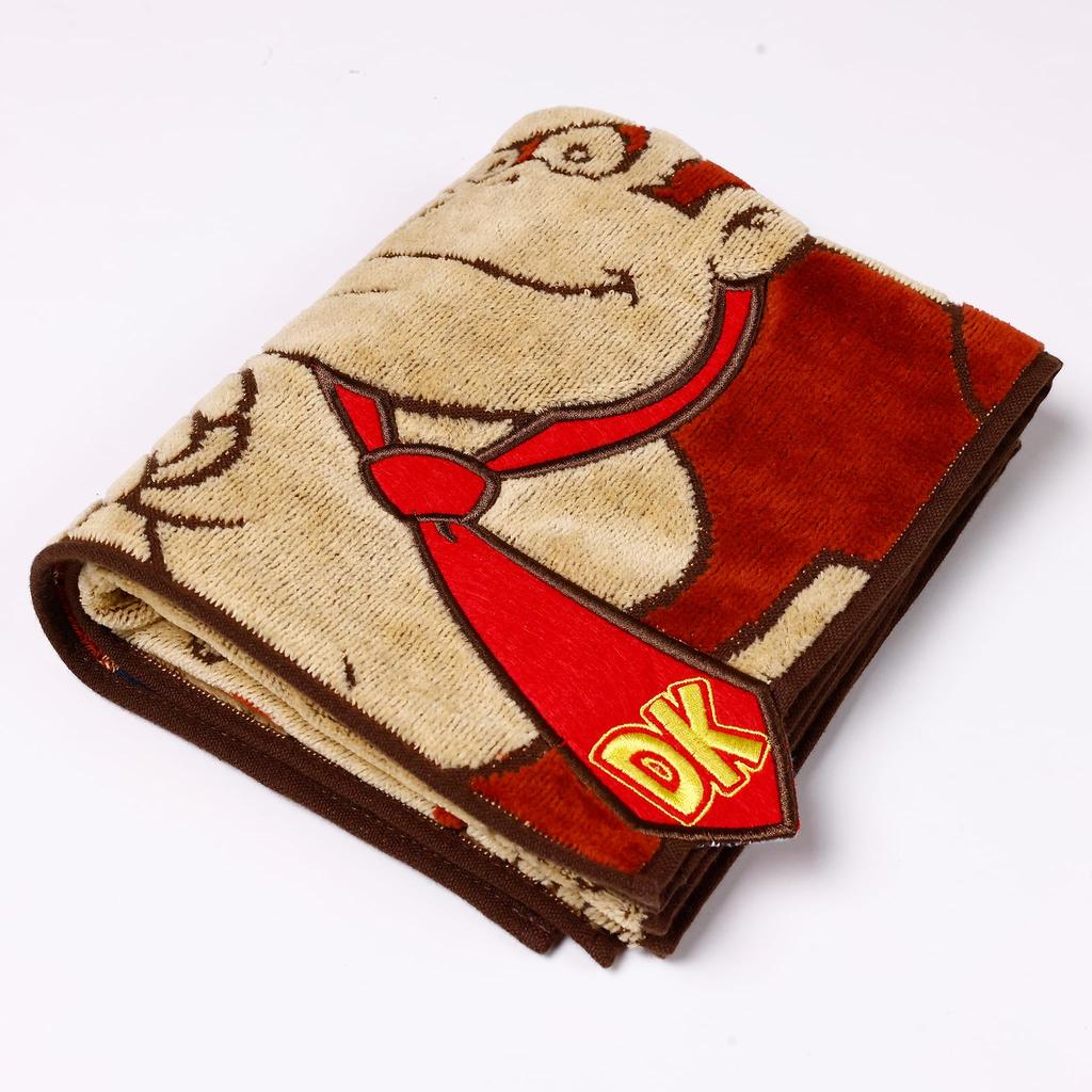 Marushin Face Nintendo Donkey Donkey Organic Antibacterial and 4485017900 Towel, Kong, Leisure, Cotton, Deodorizing,