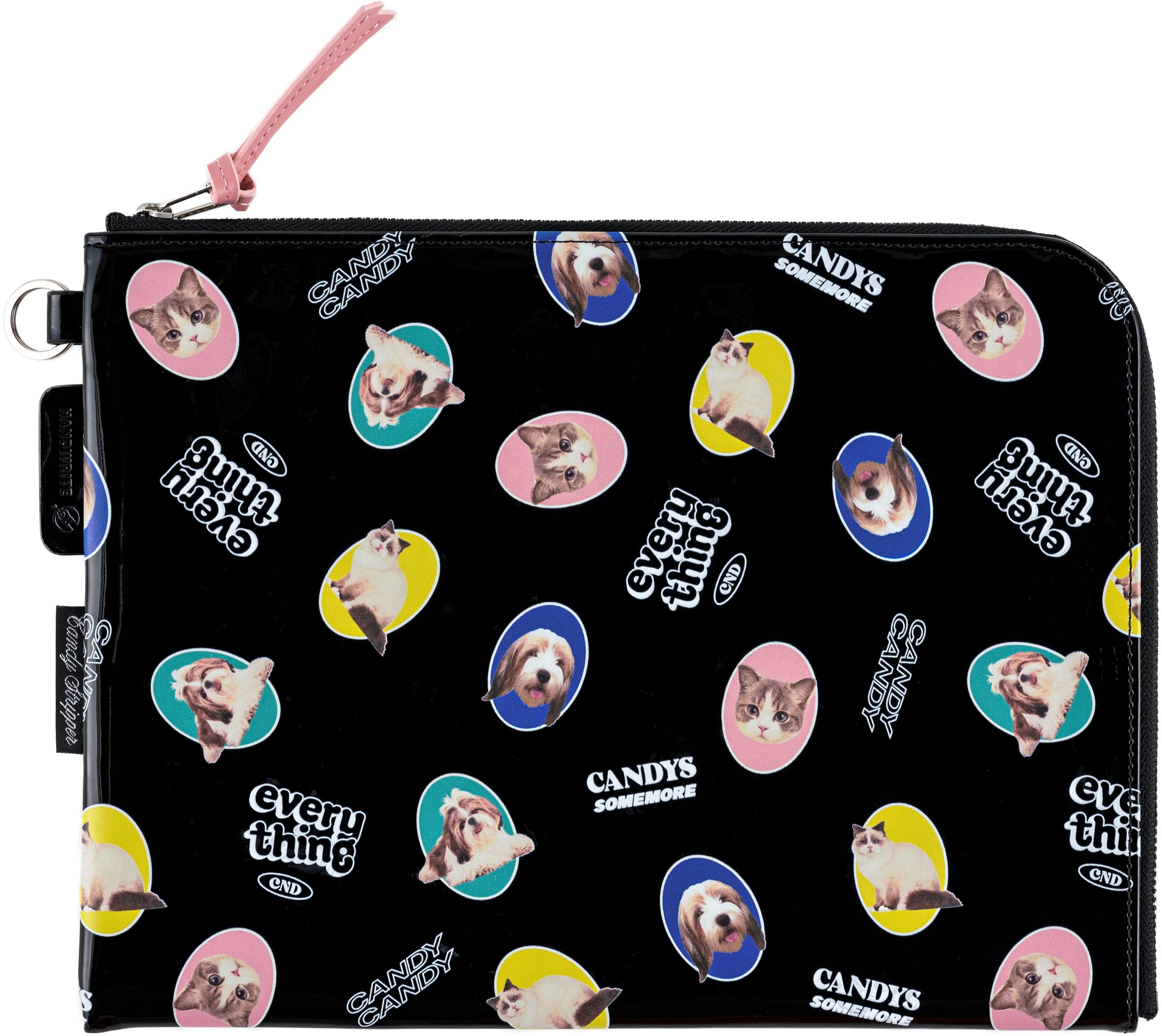 

Candy StripperПлоский кошелек СОБАКА и КОШКА СЛУЧАЙНЫЙ Формат A5 (черный)