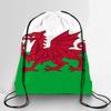 Drawstring Backpack with Fan Print for 2026 Football Event Portable Storage Bag Lightweight Sports Sackpack for Travel School Gym