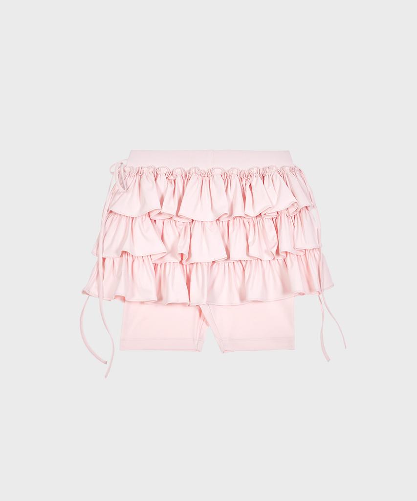 Alkialka Ballet Layered Skort (Light Pink)