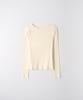 Easy O Woman Basic Soft Boat-Neck T-Shirts_Ivory