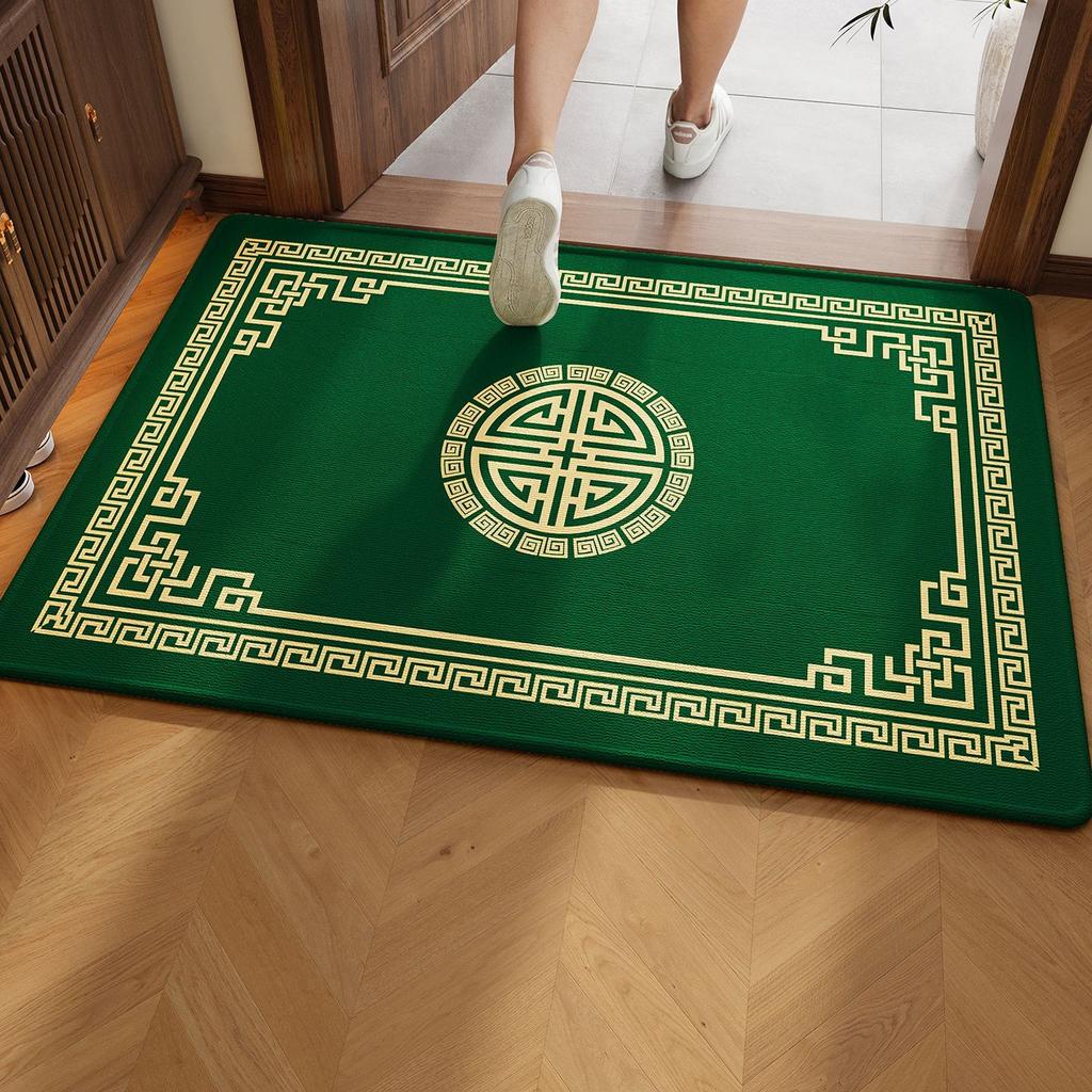 Donghu WestFacing Door Mats, Earth Yellow Floor Mats, Light Luxury Carpets, NoWash, DirtResistant And Cutting Entrance Mats