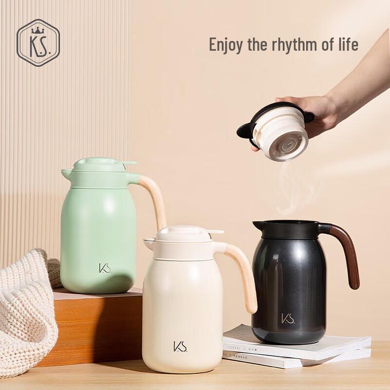 K.S. Nordic Classic 304 Stainless Steel Large Capacity Thermos