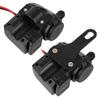 Dual USB Port Cigarette Lighter Socket for Phone Motorcycle Handlebar Charger Digital Display 5V 2.1A Adapter Power Supply
