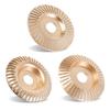 Xiaomi Woodworking Grinding Thorn Disc 3Pcs Angle Grinder Polishing Disc Flat Disc Polishing Wheel Wood Tea Plate Root Carving Tool