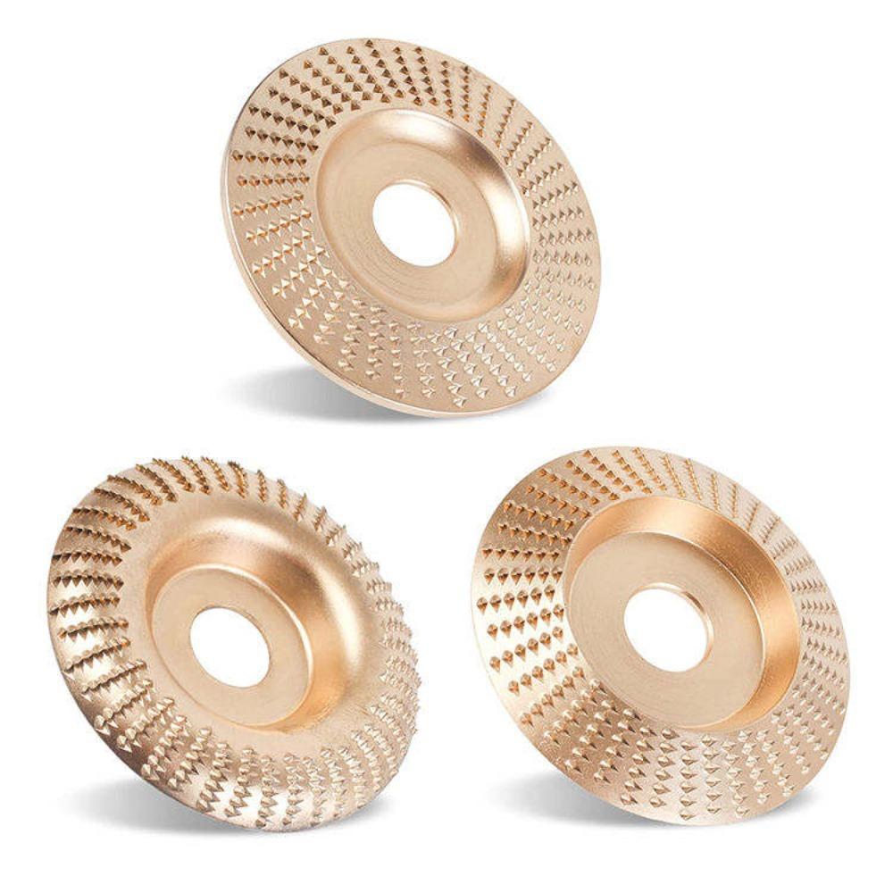 Xiaomi Woodworking Grinding Thorn Disc 3Pcs Angle Grinder Polishing Disc Flat Disc Polishing Wheel Wood Tea Plate Root Carving Tool