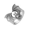 2026 Jewelry, European and American Personalized Retro Bat Men's Jewelry Ring