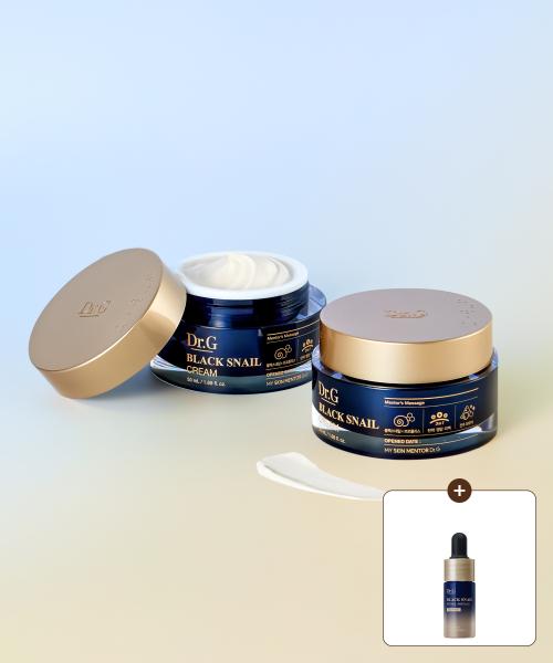 Dr.G Black Snail Cream 50mL (1+1) + FREE 10mL Ampoule FREE