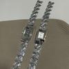 Temperament Fashion Retro Classic Gold Alloy Square Watch Diamond Hollow Bracelet Ladies Watch
