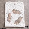 Vintage Baby Hippo Shirt, Retro Star Graphic Tee, Cute Hippopotamus Aesthetic Top, Comfort Colors® Animal Lover Gift, Artistic Y2K
