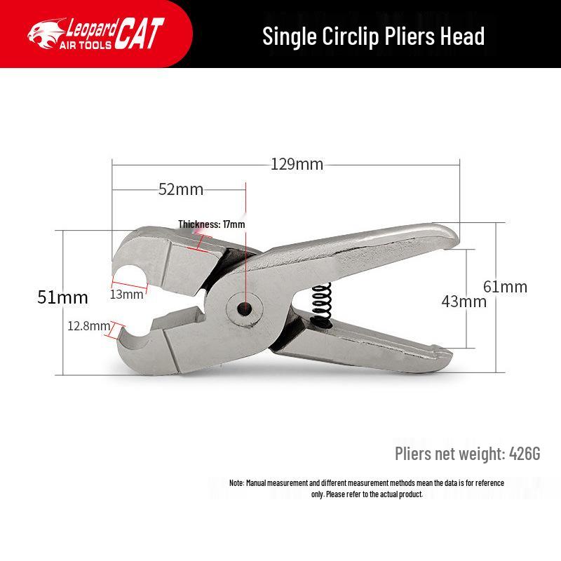 Pneumatic Single Ear Hose Clamp Pliers for Car Water and Oil Hoses, CV Joints, and Stainless Steel Clamps.