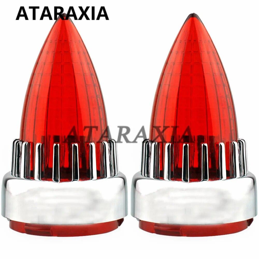 

Задний фонарь для велосипеда, объектив для мотоцикла, лицевые панели для указателей поворота, индикаторная отделка объектива для Harley Street Glide Road Glide Fatboy Sportster Dyna 61mm Red Bezels