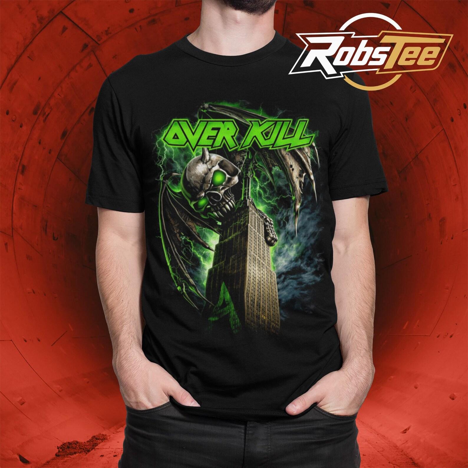 Overkill Shirt, Elimination Graphic Tee, Retro Thrash Metal Fan Gift 2XL