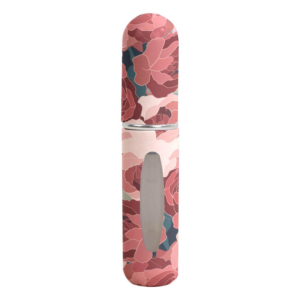 Portable 5ml Mini Perfume Bottle Refillable Essential Oil Alcohol Spray Rotating Bottle Empty Cosmetic Containers