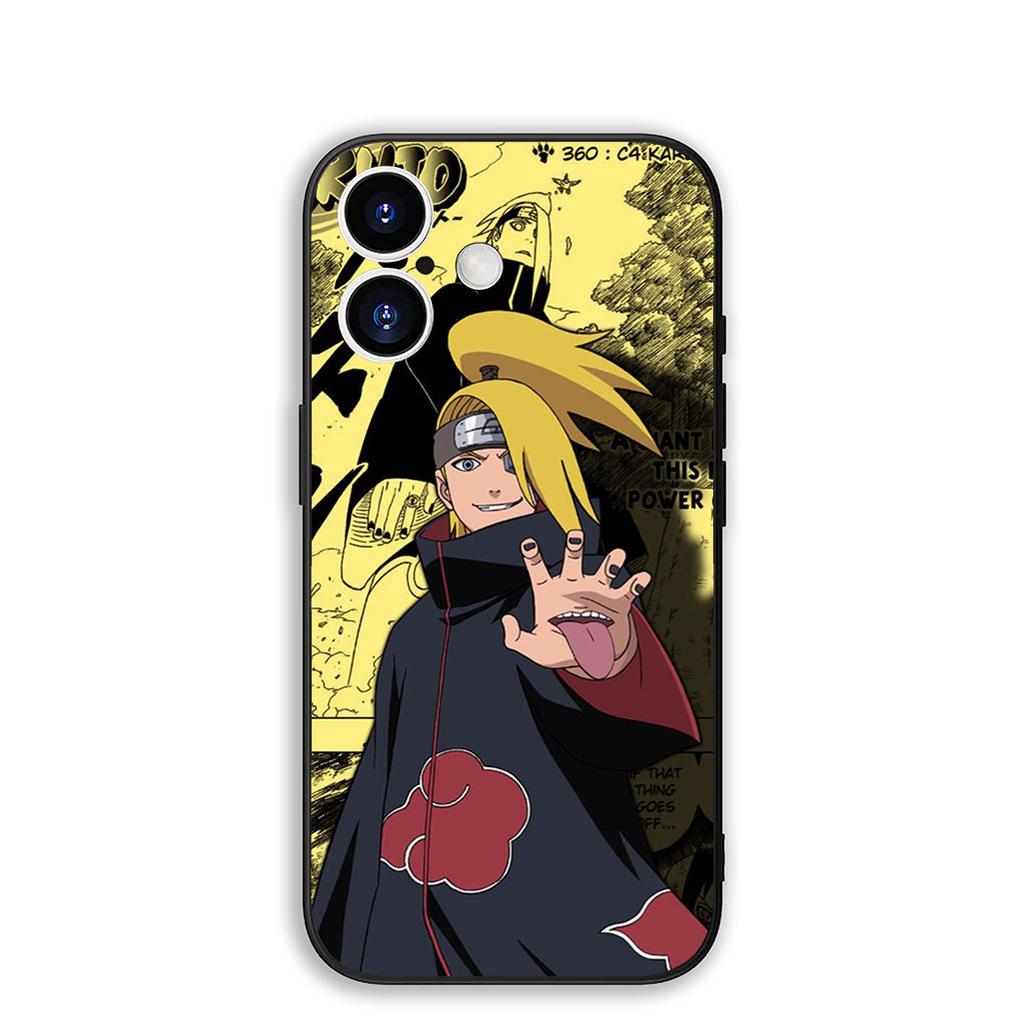 Cover for OPPO A40 A80 A60 A38 A79 A15 A16 A17 A18 A58 A78 A57 A53 A40M 4G 5G Phone Case Deidara Narutos Itachi Uchiha Akatsuki