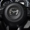 2pcs Carbon Fiber Car Steering Wheel Logo Stickers Decorative Styling Decals for Mazda Axela ATENZA CX-5 CX-4