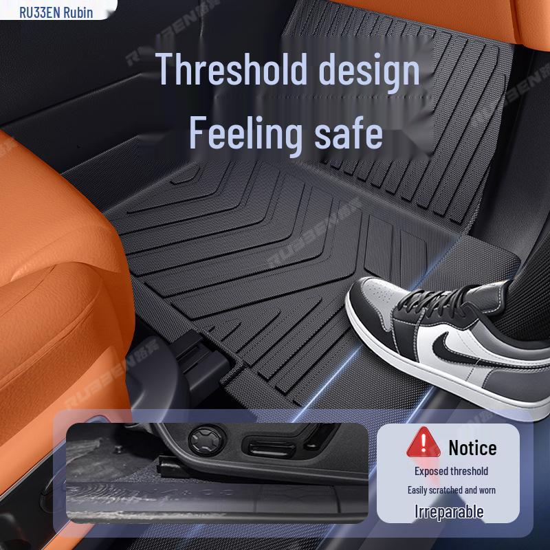 Leapmotor C0/B0/C/C6 TPE Floor Mats & Trunk Mat with Door Sill Protectors