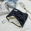 Velvet Handhold Storage Cosmetic Bags Cases for Women Makeup Travel Toiletry Organizer Zipper Pouch Shopping Cards Storage