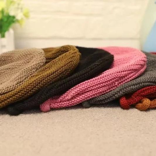 Women Knitting Beanie Hat Spring Autumn Casual Hats